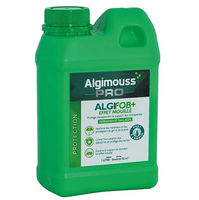 ALGIMOUSS PRO - Imperméabilisant ALGIFOB+ terrasses et dallages - 1L