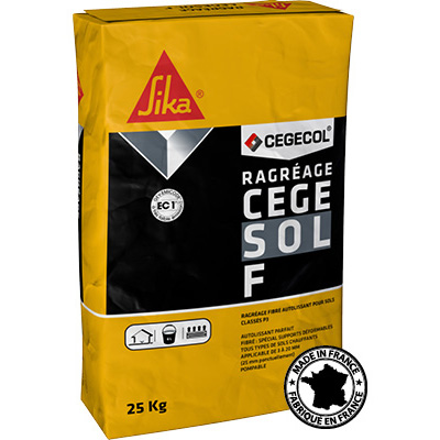 SIKA - Enduit de ragréage CEGESOL F fibré P3 - sac de 25 kg