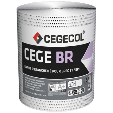 SIKA - Bande d'étanchéité CEGE BR - Rouleau de 12cm x 10m