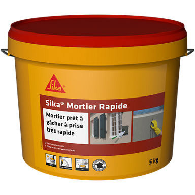 SIKA - Mortier rapide - gris - seau de 5 kg