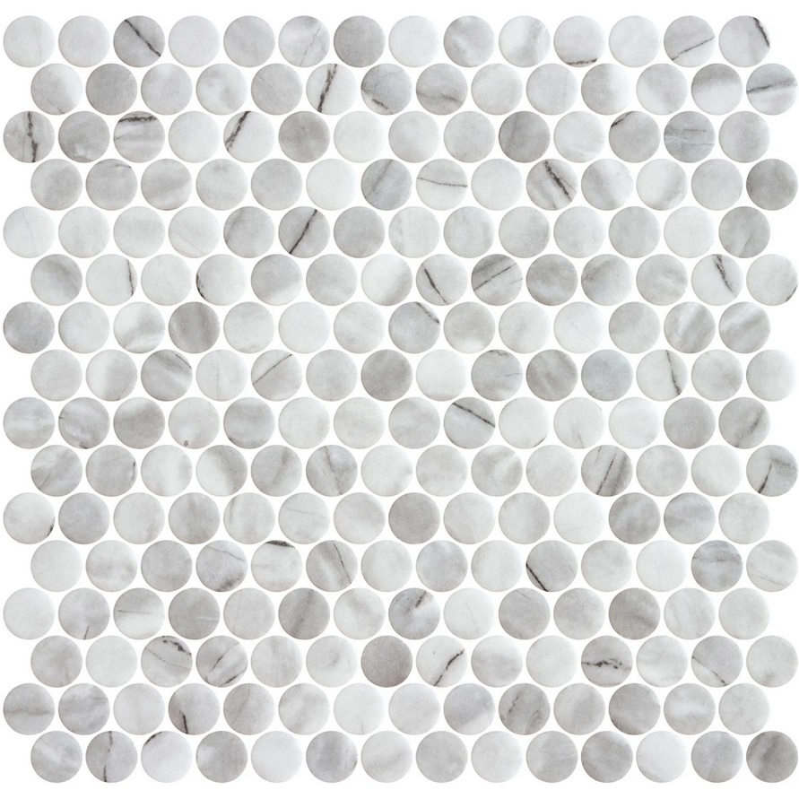 Emaux de verre PENNY mat 28.6 x 28.6 cm - inverno grey - vendu à l'unité