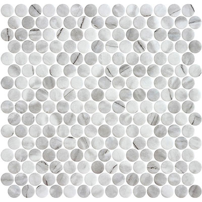 Emaux de verre PENNY mat 28.6 x 28.6 cm - inverno grey - vendu à l'unité