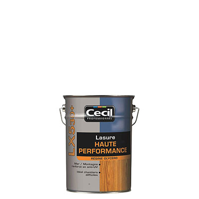 CECIL - Lasure haute performance LX530+ bois - incolore - 1L