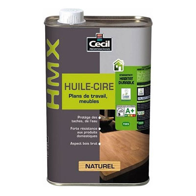 CECIL - Huile-cire HMX - naturel - 0.5L