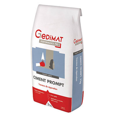 Ciment prompt - sac de 5kg  - GEDIMAT Performance Pro