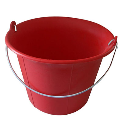 GEDIMAT Performance Pro - Seau plastique - rouge - 11L