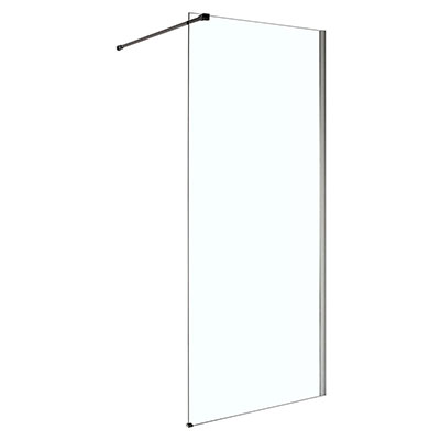 Paroi de douche ALABI fixe - verre transparent - l. 120 x H. 200cm