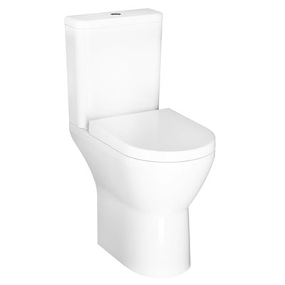 Pack wc INTEGRA SURELEVE double chasse + abattant - blanc