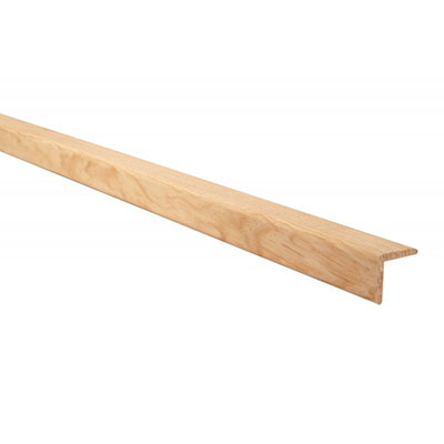 Baguette d'angle arrondie pin section 55 x 55mm x L. 3m