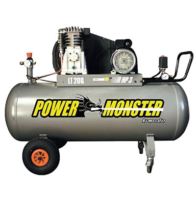 MECAFER - Compresseur POWER MONSTER - 3HP - 200L