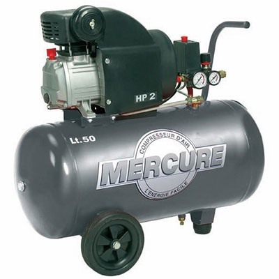 MECAFER - Compresseur MERCURE  - 2HP - 50L