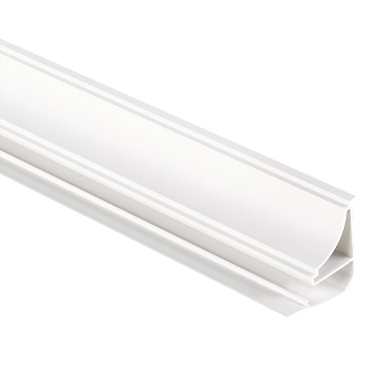 CABEX - Profilé corniche pour lambris PVC - blanc - Long. 6m
