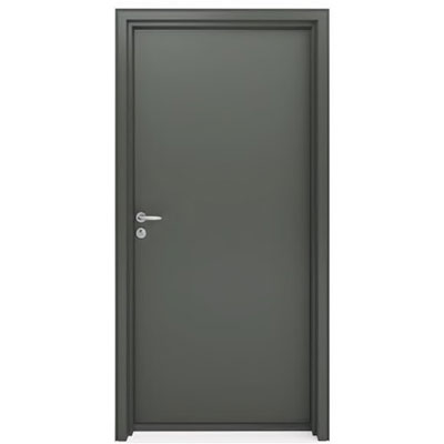 MALERBA - Bloc-porte métallique lisse prépeint - poussant gauche - Ep. 4 x l. 96 x H. 204cm