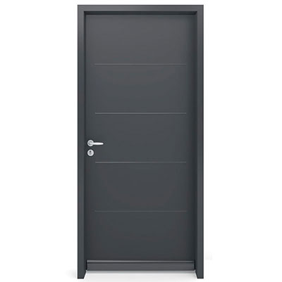 MALERBA - Bloc-porte métallique LINEA ZEN prépeint - poussant gauche - Ep. 4 x l. 86 x H. 204cm