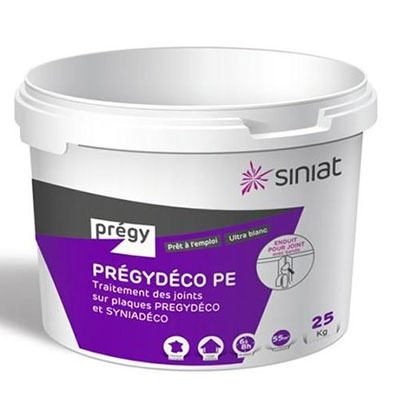 SINIAT - Enduit PREGYDECO PE- 25kg