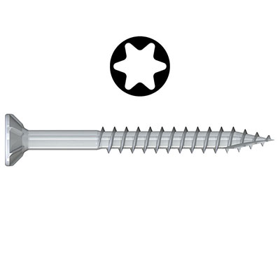 CEDRAL - Vis autoforeuse inox A2 - Torx® - tête fraisée FP ø4.2 x L. 45mm - vendu par 200