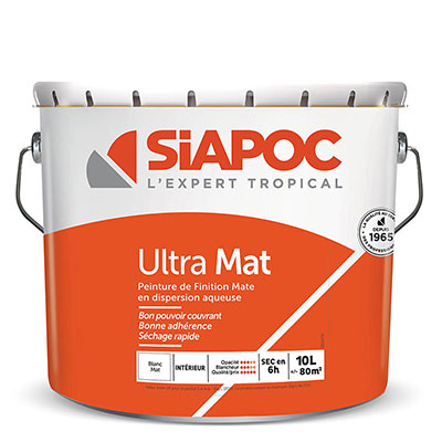 Peinture ULTRA MAT - blanc - 10L