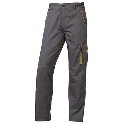 DELTA PLUS - Pantalon de travail M6PAN - gris et vert - taille XXL