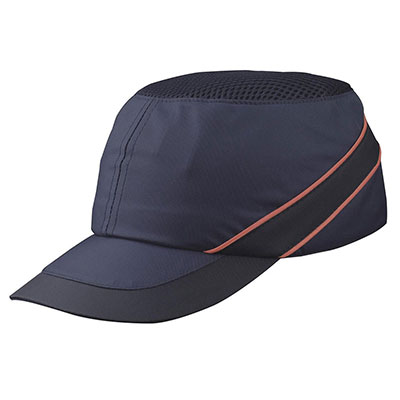 DELTA PLUS - Casquette de sécurité AIRCOLTAN - bleu marine et orange - visière 7cm