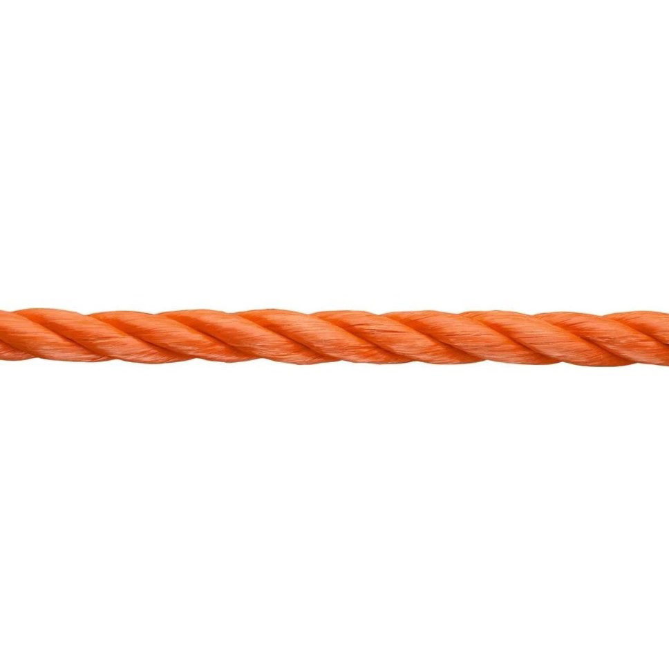 Corde polypropylène ø14mm - orange - vendu au m