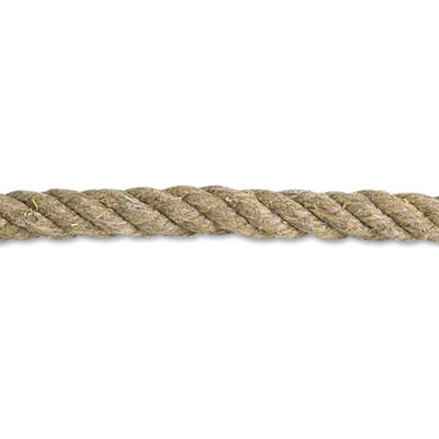 Corde chanvre ø14mm - naturel - vendu au m