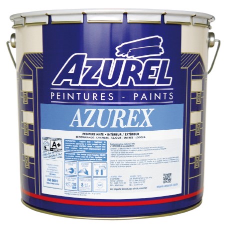 AZUREL - Peinture AZUREX - blanc mat - 10L