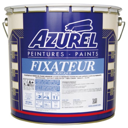 AZUREL - Fixateur acrylique - blanc - 10L