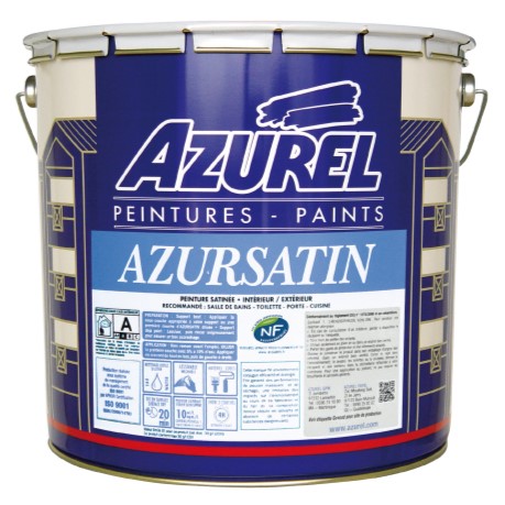 AZUREL - Peinture AZURSATIN NF - blanc satin - 10L