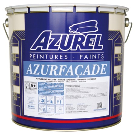 AZUREL - Peinture AZURFACADE - base vive mat - 2.5L