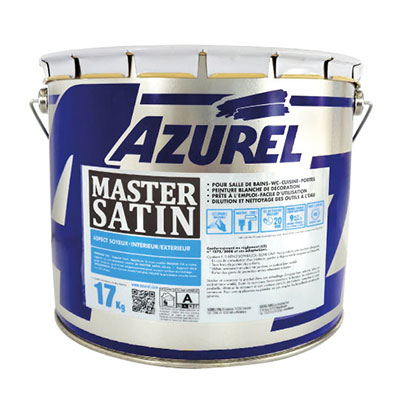 AZUREL Peinture MASTER SATIN - blanc - 17 kg