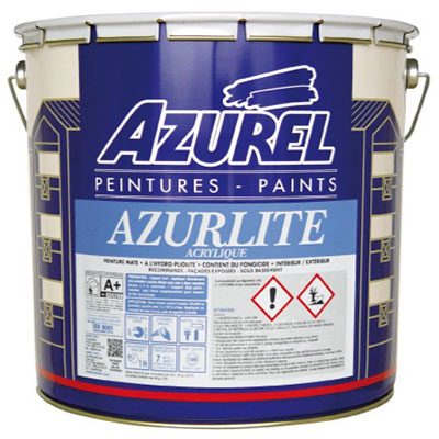 AZUREL - Peinture AZURLITE - blanc mat - 10L