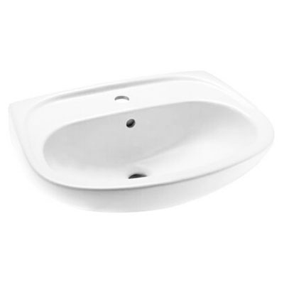 Lavabo NORMUS - blanc - L. 60 x P. 44.5 x H. 20cm