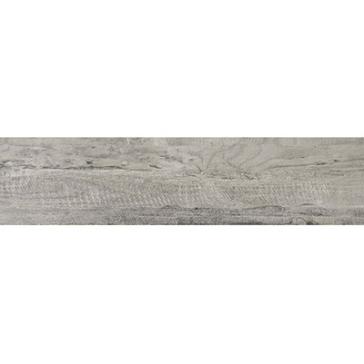 Carrelage intérieur CORTINA 19 x 80 cm grès cérame émaillé satiné - gris effet  bois  - boîte de 1.40m²