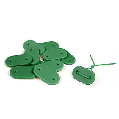 Fixations brise vue Fixcane - vert - vendu par 26