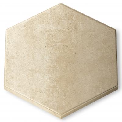 Dalle hexagonale - sable - l. 24.8 x L. 42.9cm - vendu à l'unité