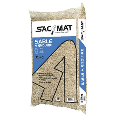 SACAMAT - Sable à enduire NF - sac de 35kg