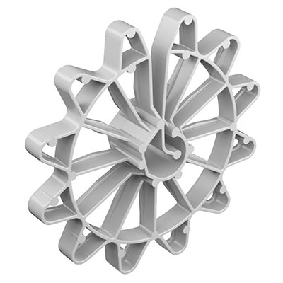 PLAKA - Cales ponctuelles DINKI PVC ø8-14 x Ep. 50mm - vendu par 250
