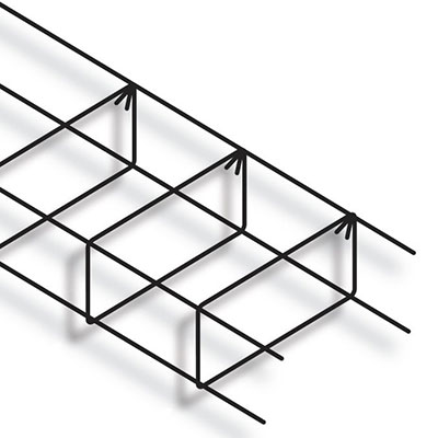 TREFIMA - Longrine LGA 8 x 18cm NF acier ø10mm - mailles 80 x 180mm - Long. 6m