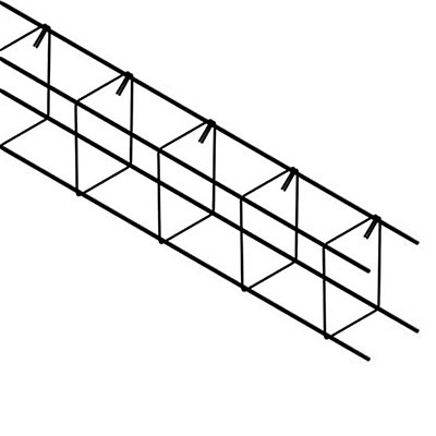 TREFIMA - Poteau PPA 8 x 13cm NF acier ø10mm - mailles 80 x 130mm - Long. 6m