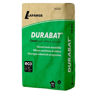 LAFARGE - Ciment Durabat® spécial bord de mer - la palette de 42 sacs de 35kg