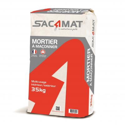 SACAMAT - Mortier à maçonner - sac de 35kg