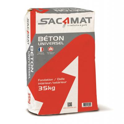 SACAMAT - Béton universel - sac de 35kg