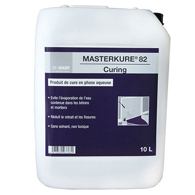 MASTER BUILDERS - Produit de cure en phase aqueuse MasterKure 82WB NF - blanc - 10L