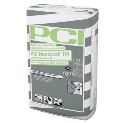 PCI - Mortier fibré Nanocret® R4 NF - gris - sac de 25kg