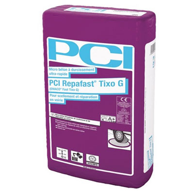 PCI - Micro béton Repafast® Tixo G - noir - 25kg