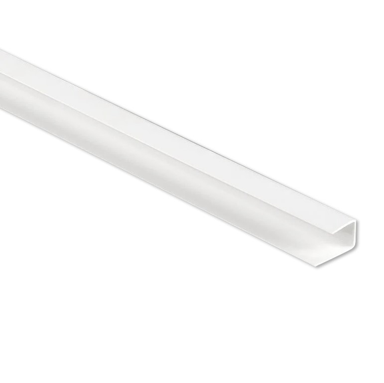 CABEX - Profilé U de départ pour lambris PVC - blanc - Long. 6m