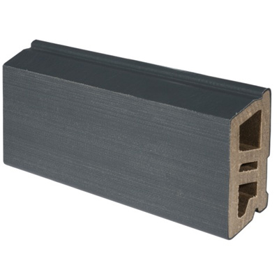 SILVADEC  - Lame de bardage claire-voie Atmosphère coextrudé - 30 x 87 x 3 600 mm - Gris anthracite