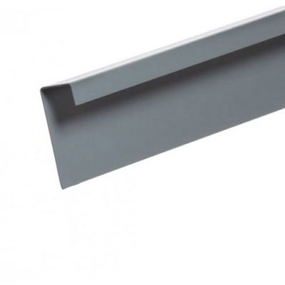 CEDRAL - Profil de raccordement en aluminium - gris laqué C15 - 45/15/8