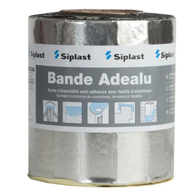 Bande adhésive Adealu - alu - l. 15cm x L. 10m