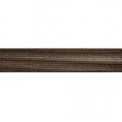 Carrelage extérieur MERBAU 23 x 120 cm grès cérame émaillé R10 - wenge effet  bois strié  - boîte de 1.12m²